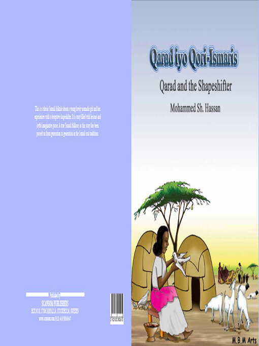 Title details for Qarad iyo Qori is Maris (Qarad and the Shapeshifter) by Mohamed Sh Hassan - Available
